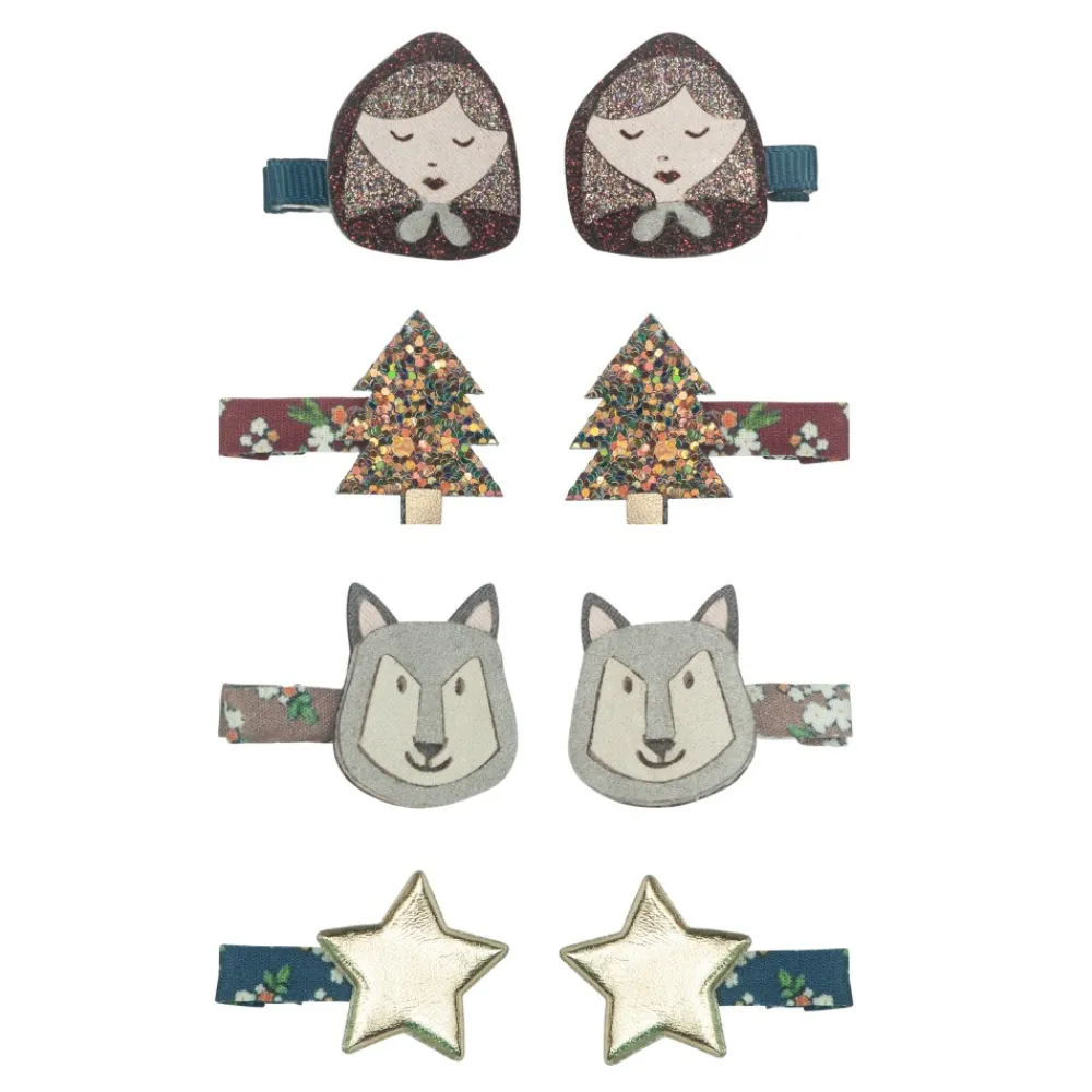 LOUIS LOUISE Accessoires & Jouets | Tenues De Fête*Barrettes Petit Chaperon Rouge