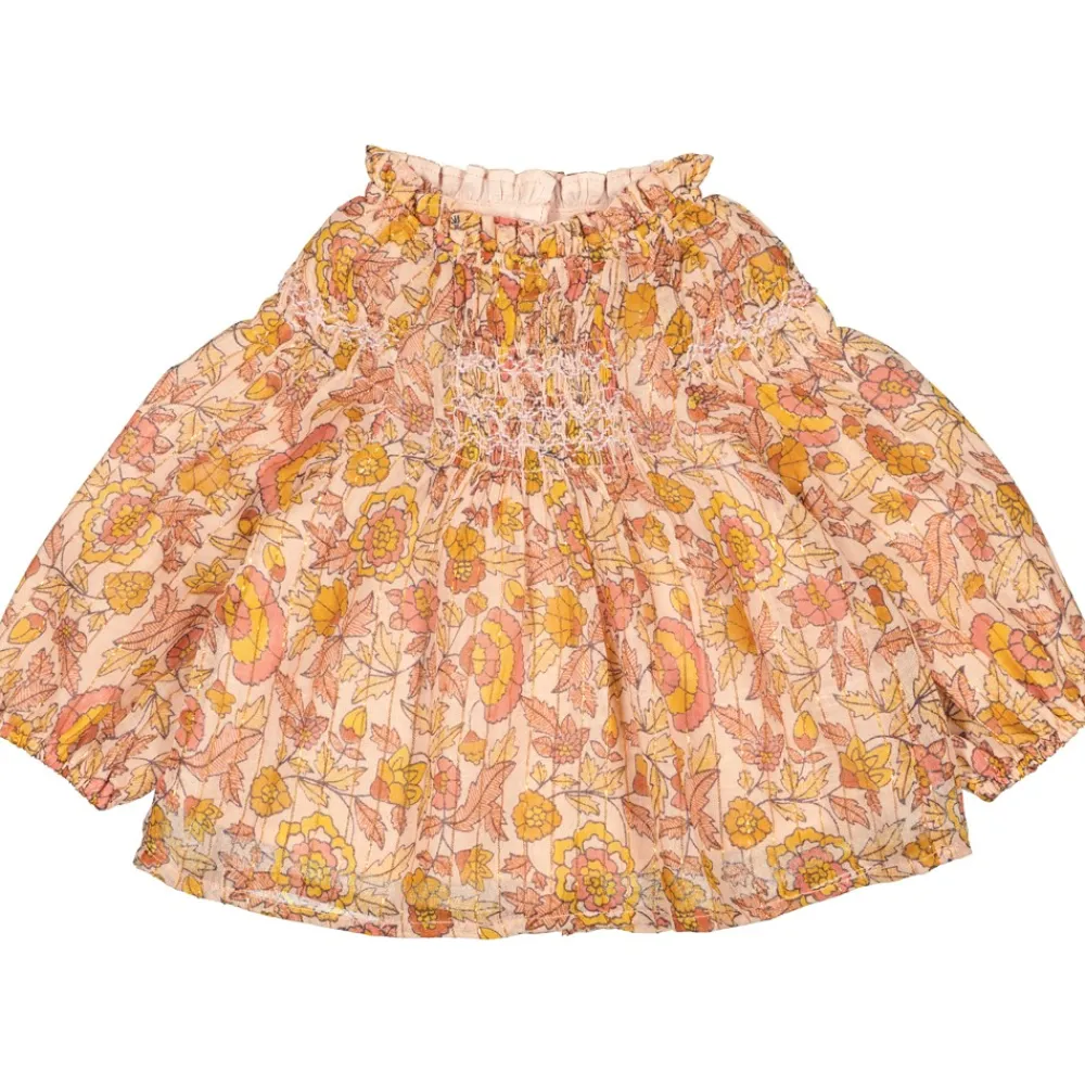 LOUIS LOUISE Blouses, Hauts Bébé Fille*BLOUSE ODESSA FLEUR INDIENNE RAYURE LUREX