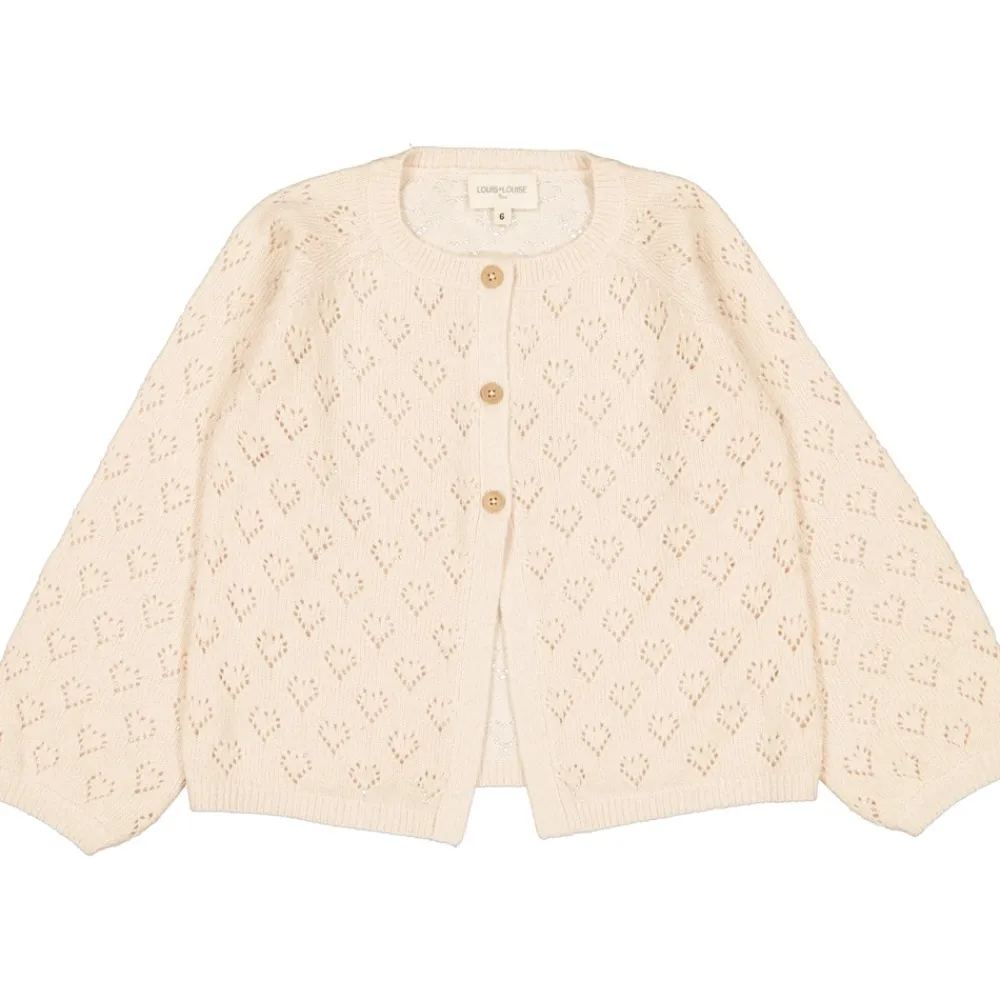 LOUIS LOUISE Matchy Matchy | Tenues De Fête*CARDIGAN GULSAH LAINE MÉLANGÉE COEUR LUREX