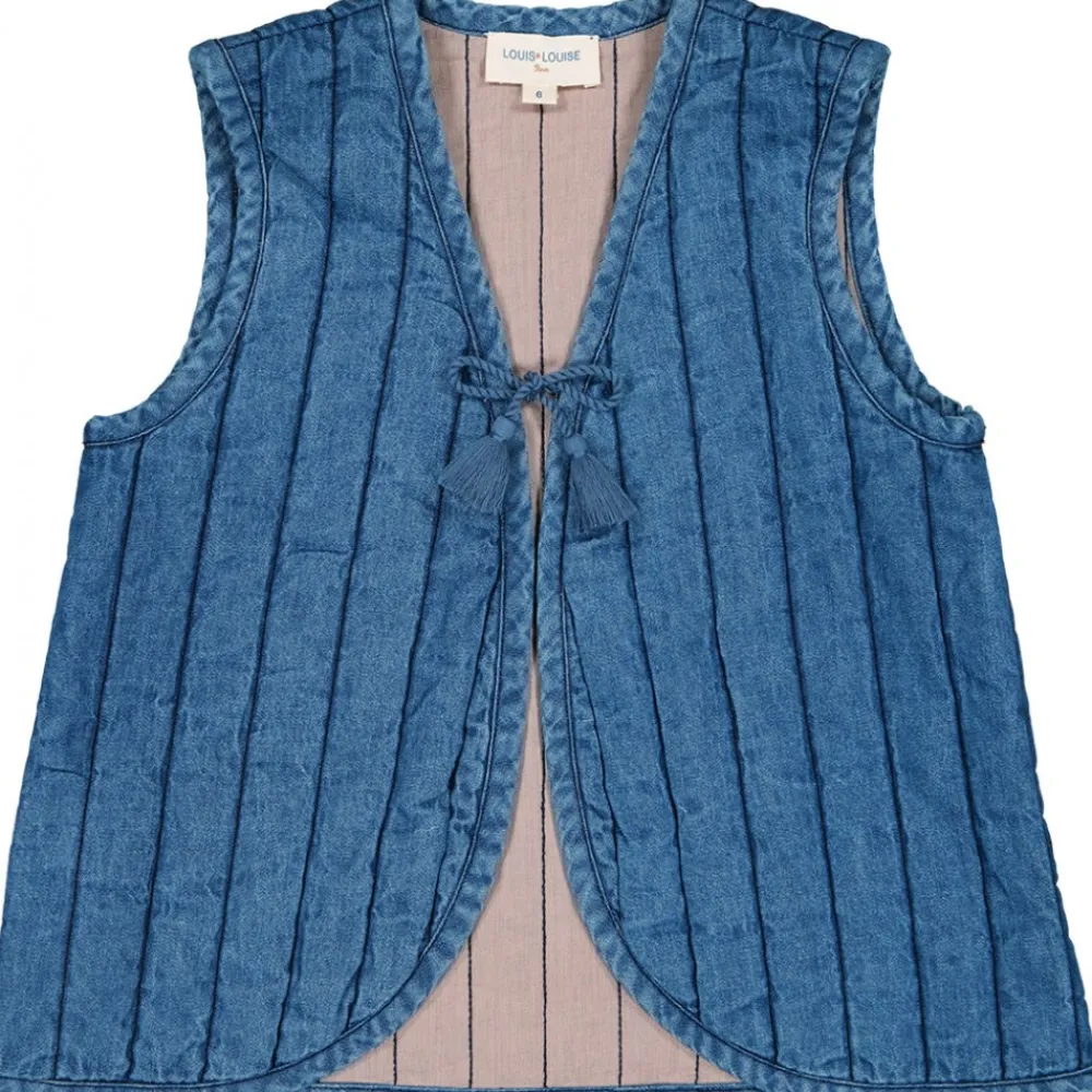 LOUIS LOUISE Cardigans, Pulls, Sweats | Manteaux, Vestes*CARDIGAN JASMINE CHAMBRAY