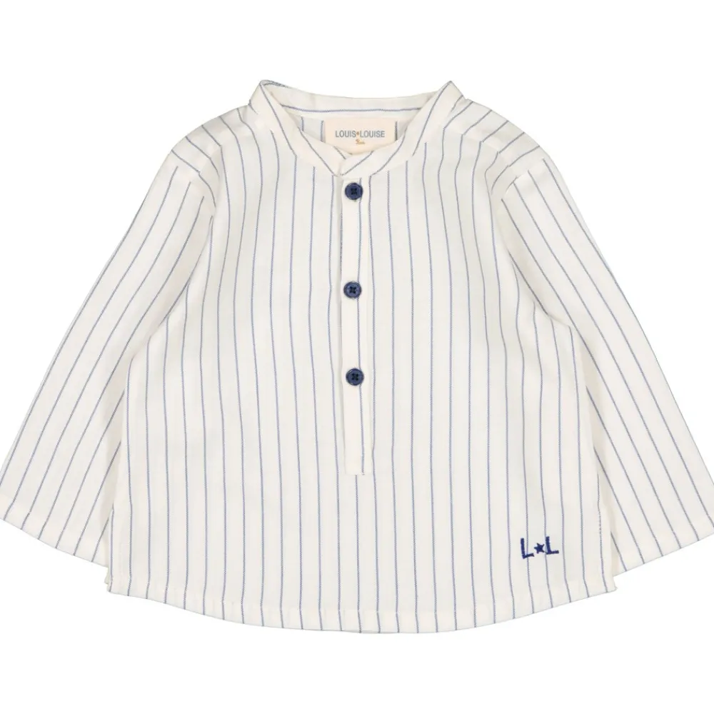 LOUIS LOUISE Matchy Matchy | Tenues De Fête*CHEMISE GRAND PERE TWILL RAYURE