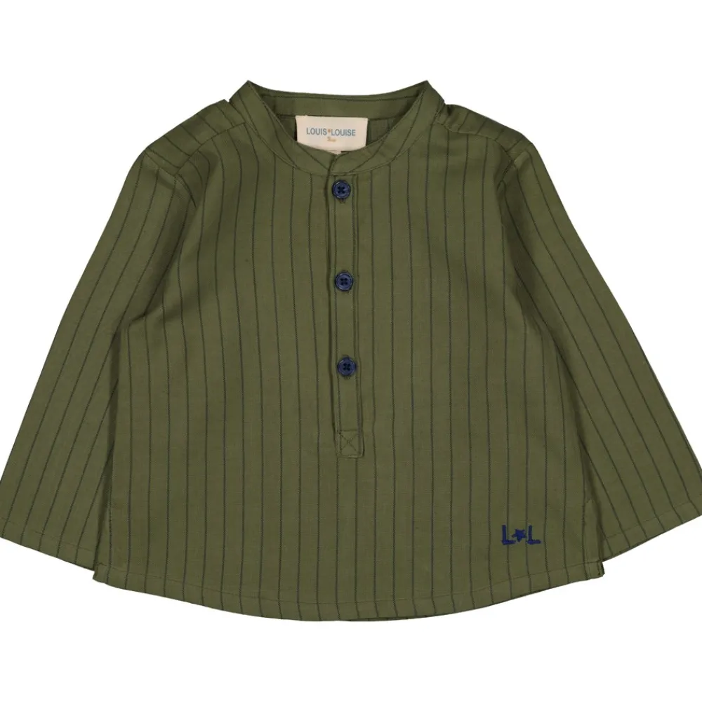 LOUIS LOUISE Matchy Matchy | Chemises, Hauts Bébé Garçon*CHEMISE GRAND PERE TWILL RAYURE