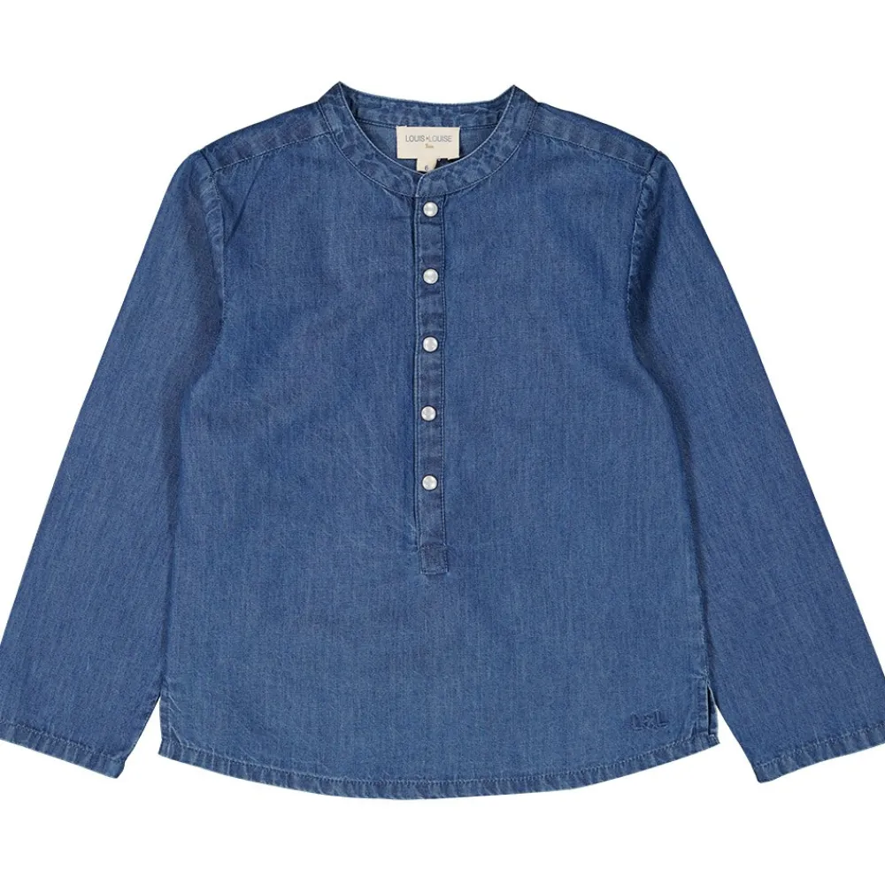 LOUIS LOUISE Tenues De Fête | Chemises, Kurtas, Tee-Shirts*CHEMISE GRAND-PÈRE CHAMBRAY