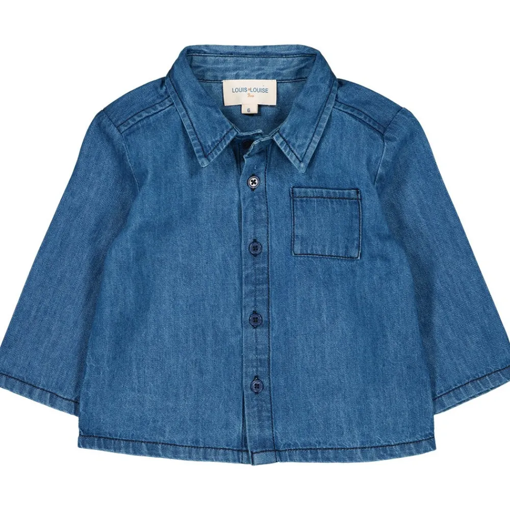 LOUIS LOUISE Tenues De Fête | Chemises, Hauts Bébé Garçon*CHEMISE LEON CHAMBRAY