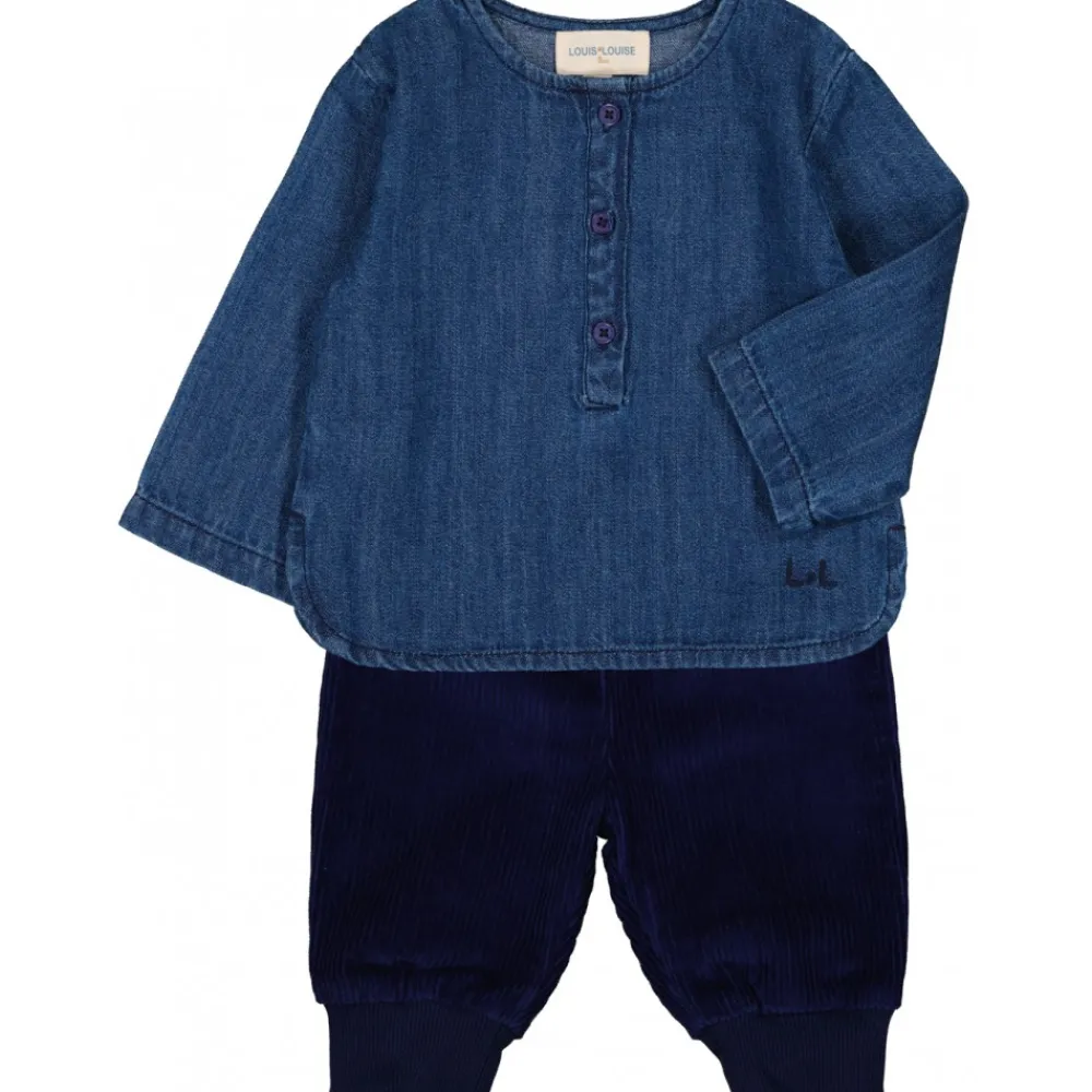 LOUIS LOUISE Chemises, Hauts Bébé Garçon*CHEMISE ONCLE DENIM FIN