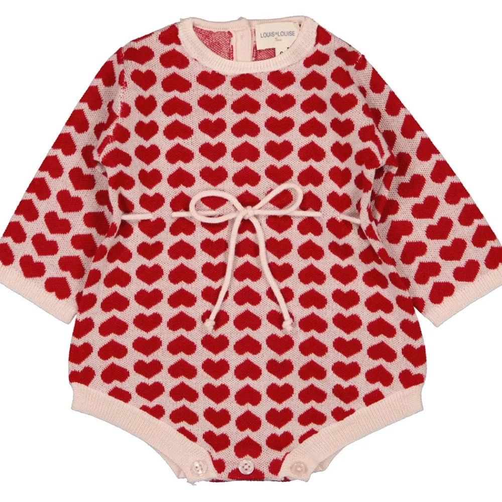 LOUIS LOUISE Robes, Combinaisons, Pyjamas*COMBINAISON NOISETTE LAINE MÉLANGÉE COEUR