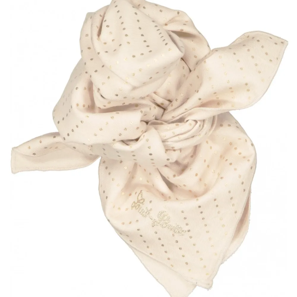 LOUIS LOUISE Accessoires & Jouets | Bonnets, Écharpes*FOULARD SISSI TWILL POIS DORÉ