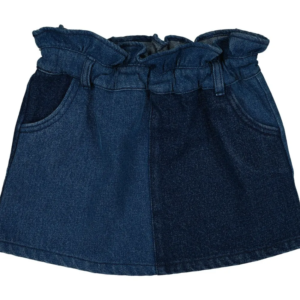 LOUIS LOUISE Jupes, Shorts, Pantalons*JUPE ALBA DENIM DÉLAVÉ