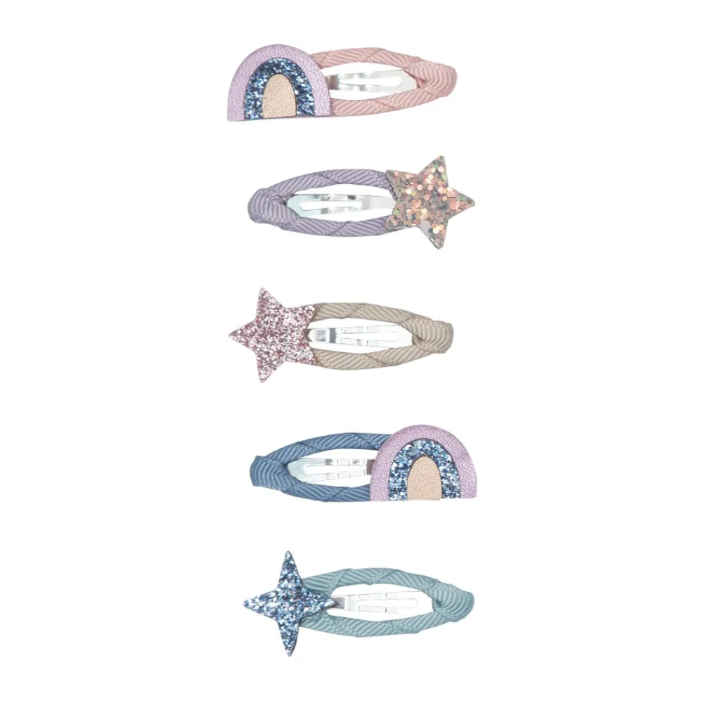 LOUIS LOUISE Accessoires & Jouets*Mini Barrettes Arc En Ciel Etoiles