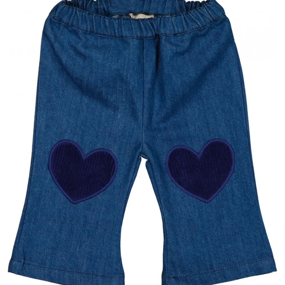 LOUIS LOUISE Matchy Matchy | Bloomers, Leggings, Pantalons*PANTALON HOLLY DENIM PATCHWORK VELOURS