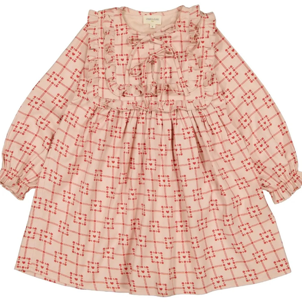 LOUIS LOUISE Robes, Combinaisons*ROBE CONSTANZA TWILL CARRÉ COEUR