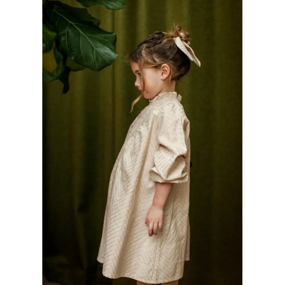 robe_manon_twill_pois_dor_2.webp LOUIS LOUISE Matchy Matchy | Tenues De Fête*ROBE MANON TWILL POIS DORÉ