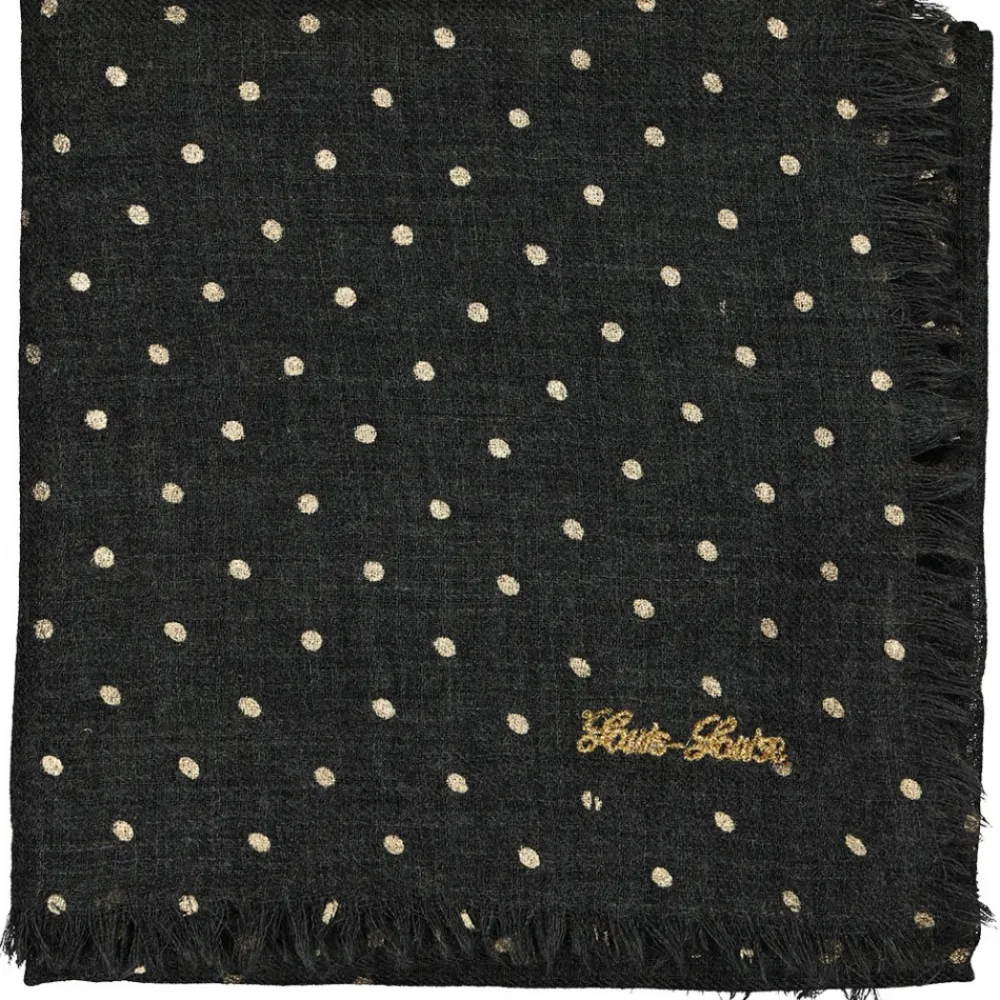 LOUIS LOUISE Bonnets, Écharpes*Scarf Fanfan Gold Dots