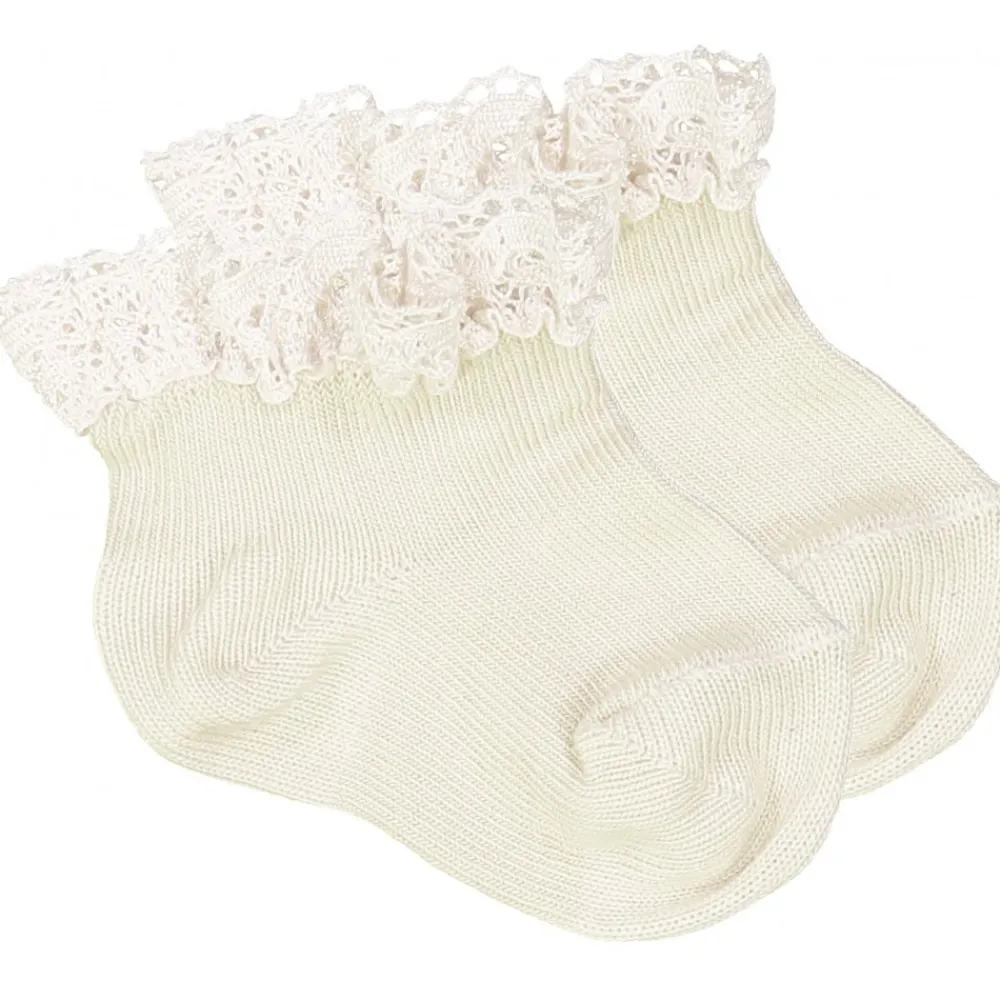 LOUIS LOUISE Collants & Chaussettes*Socks Fleurette Cotton